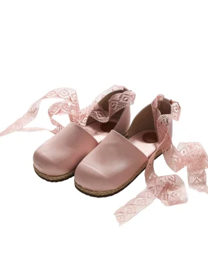 Babywalker Vintage Ribbon Lace Up Sandal<Tutu du Monde Shop