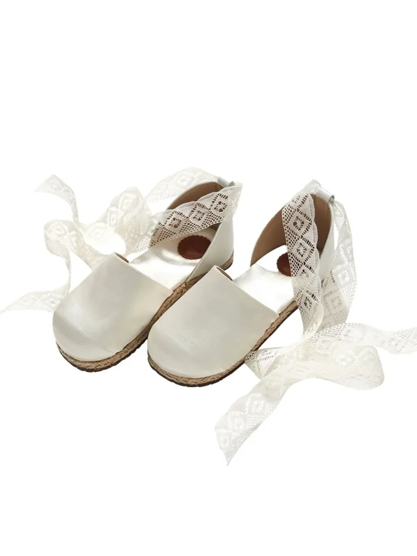 Babywalker Vintage Ribbon Lace Up Sandal<Tutu du Monde Discount
