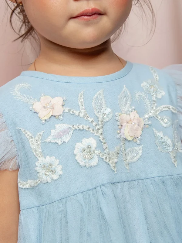Bebe Blue Orchid Tulle Dress<Tutu du Monde Clearance